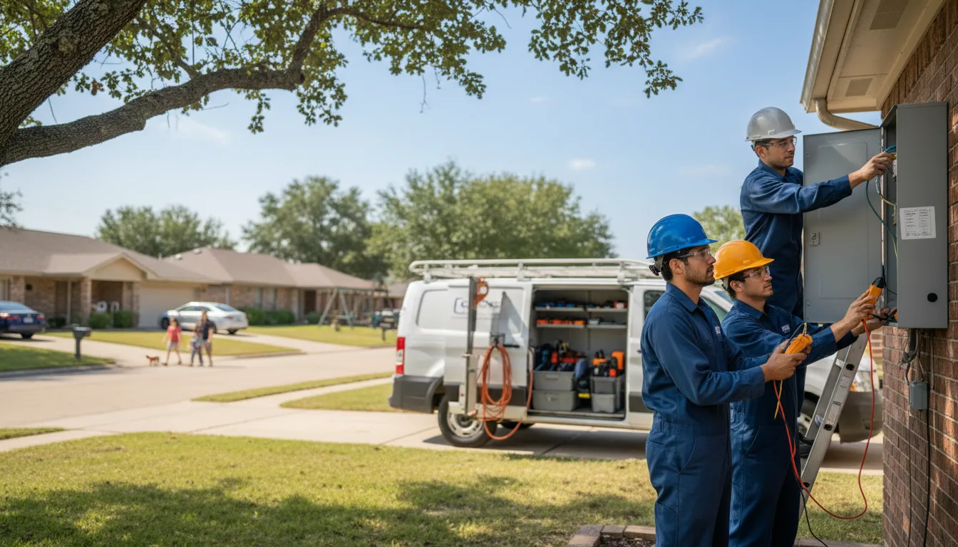 Certified electrician providing emergency electrical services in Chenoa, IL